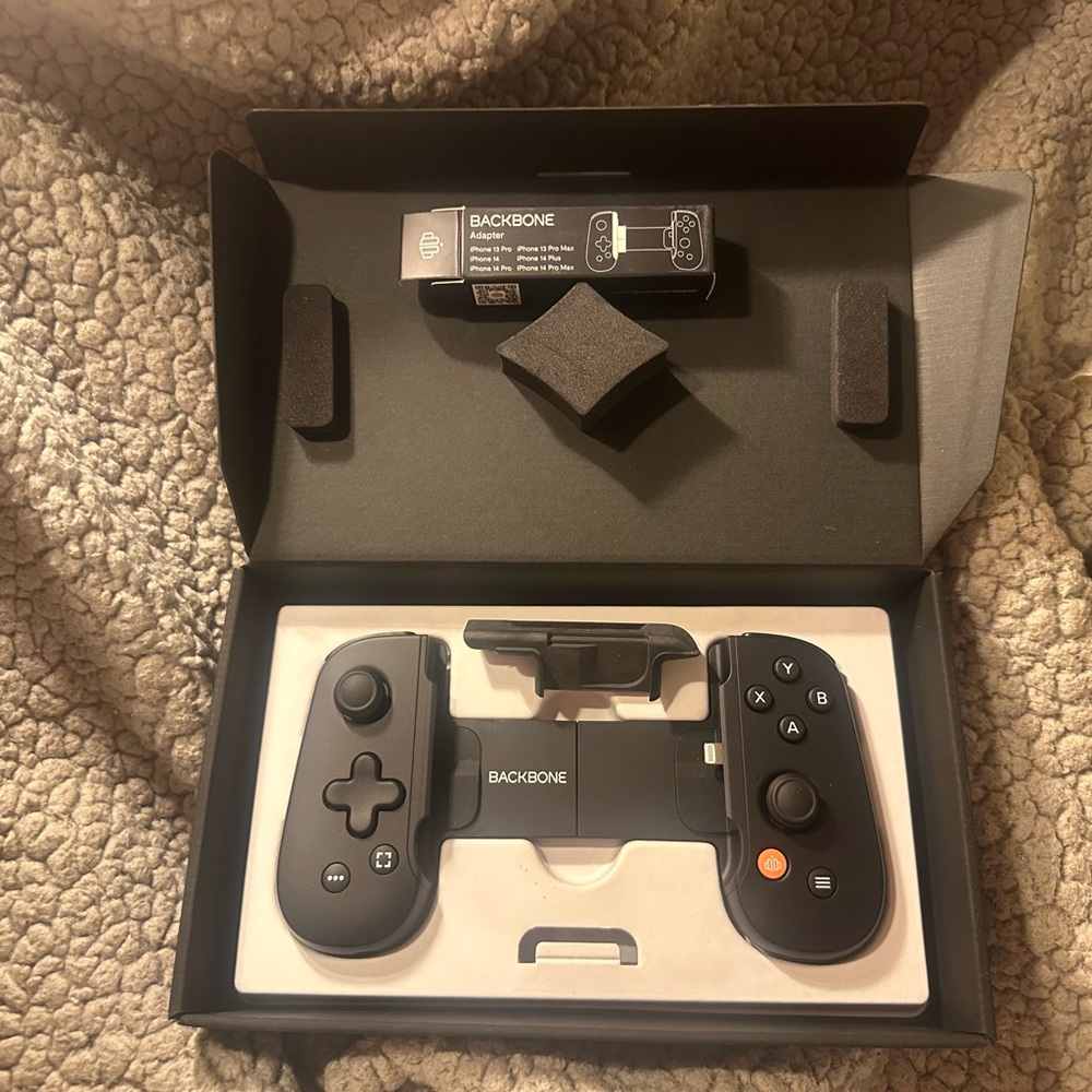 Backbone Black Handheld Console Controller